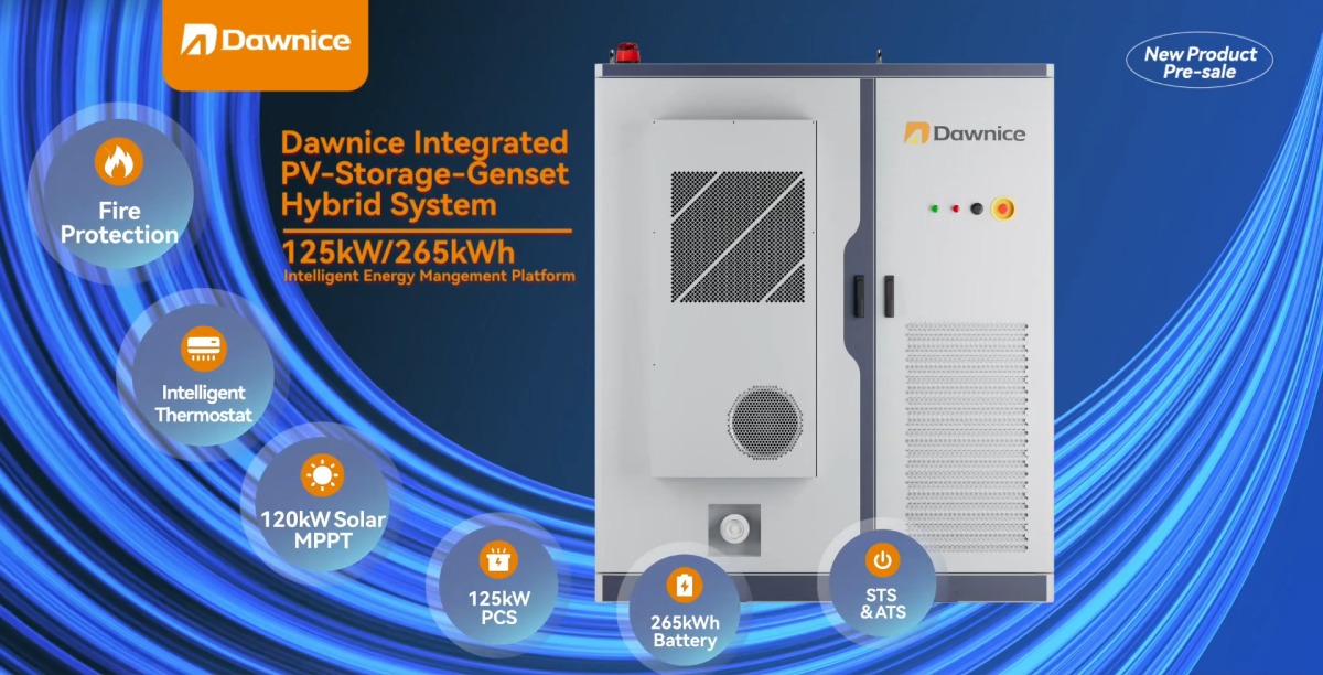 Dawnice 125kW/265kWh All-in-One Hybrid Energy System – Power Reimagined