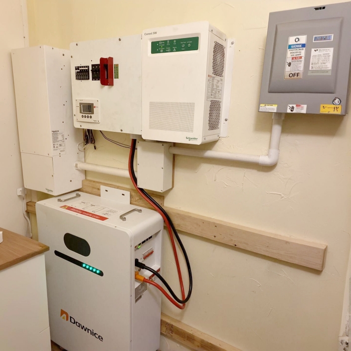 Household Energy Storage Kit Installed for the French Boss