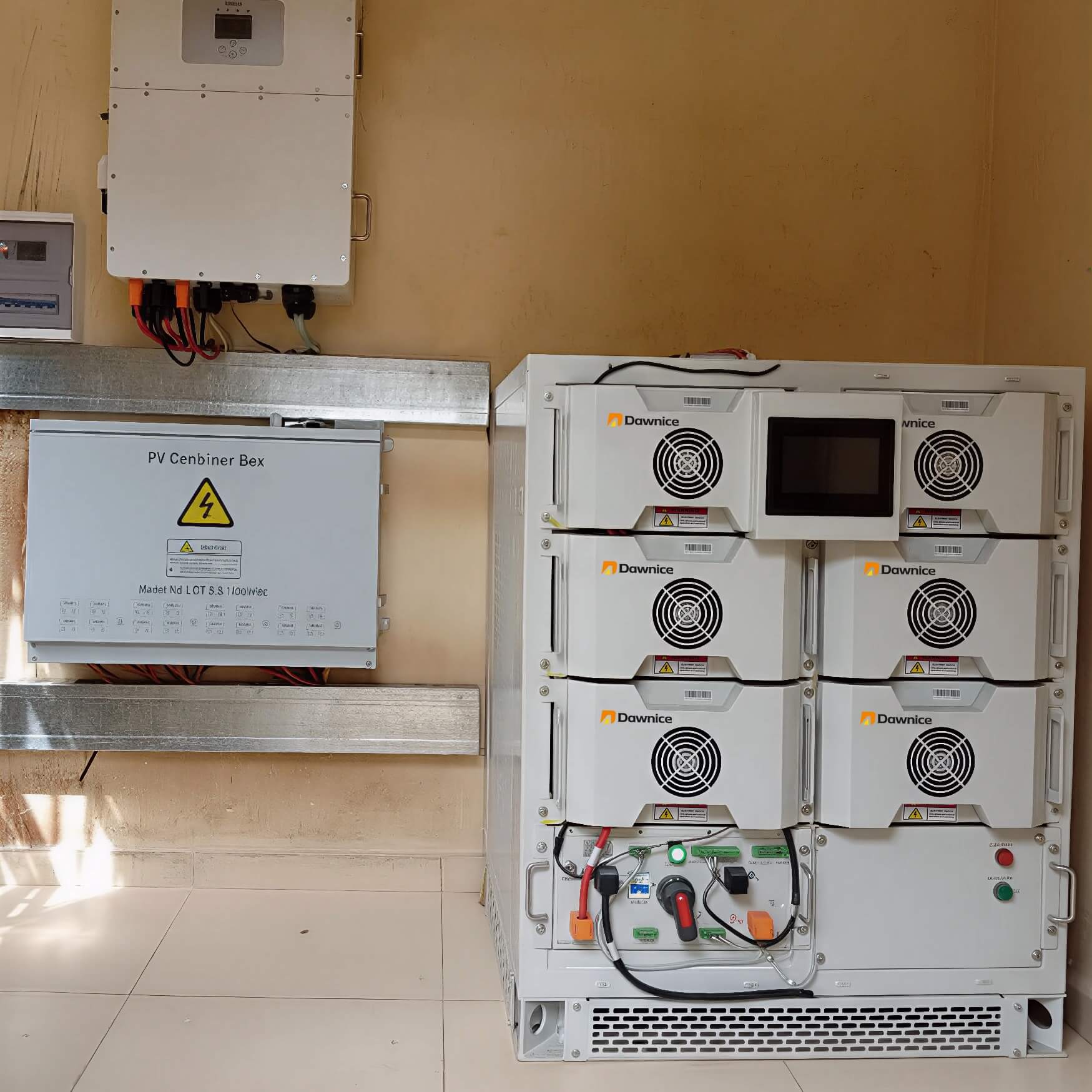 Kenya rack-mounted energy storage battery installation case