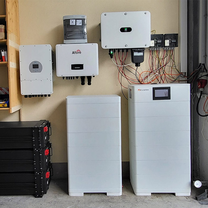 This is a case study of a home energy storage battery installation from Austria.
