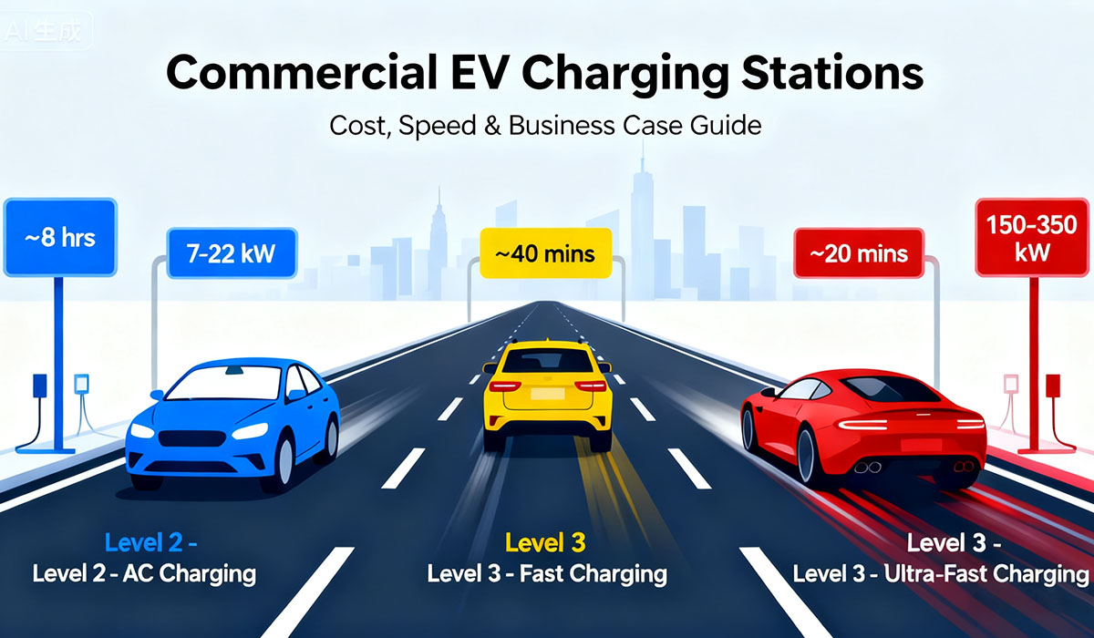 Commercial EV Charging Station Cost: 2026 Price Breakdown