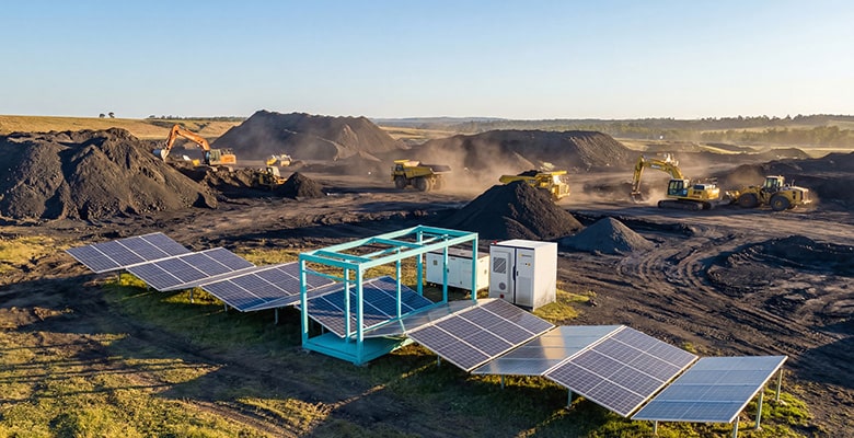 mobile solar power station
