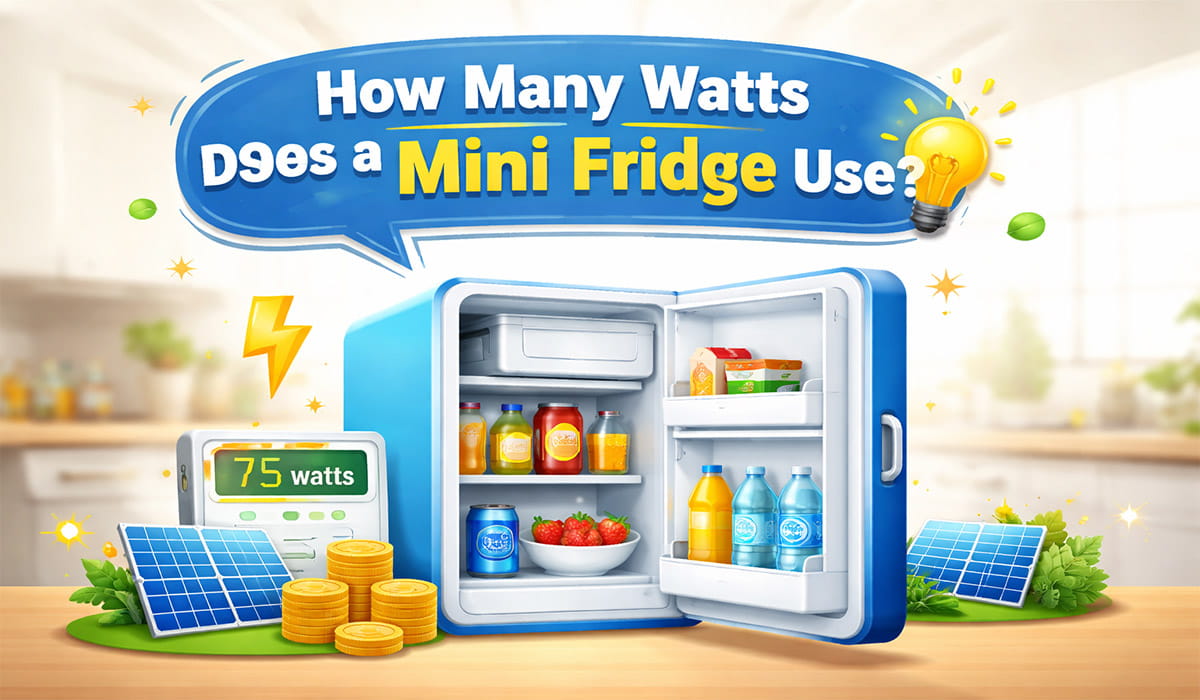 how-many-watts-does-a-mini-fridge-use